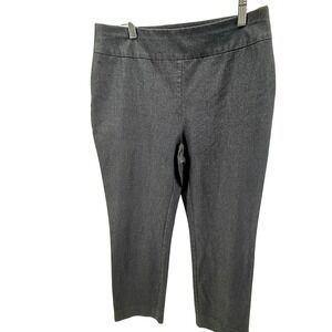 Chico's So Slimming Crop Pants Women's Size 0.5 black Stretch‎ Denim